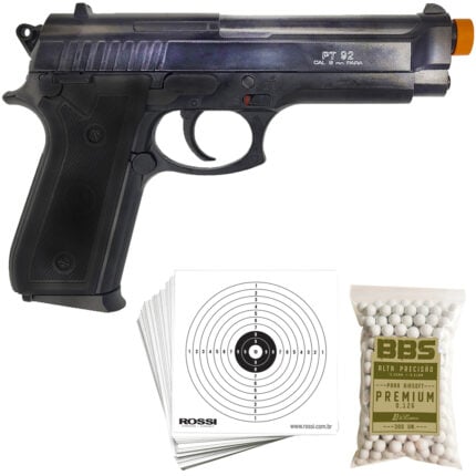 Pistola airsoft spring Cybergun PT92 M92 potente e forte 6mm